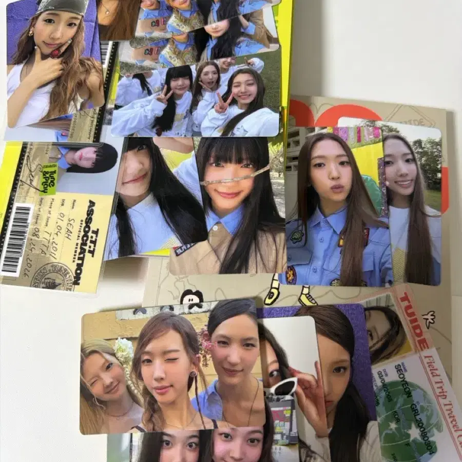 튜이드 앨범포카 교환 구해요
