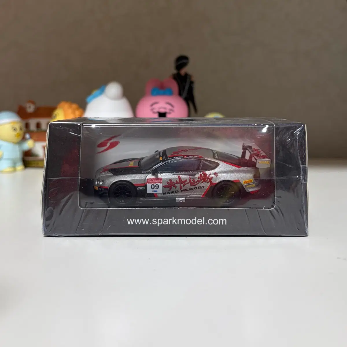 1:64 sparky 벤틀리 컨티넨탈 GT Hard Memory 레이싱 다이캐스트