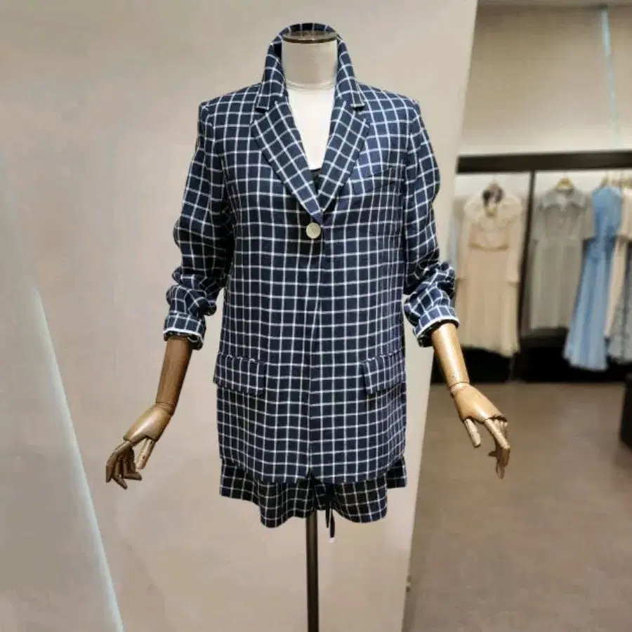 2021.모조에스핀)완판 루즈핏 세미정장 린넨 자켓