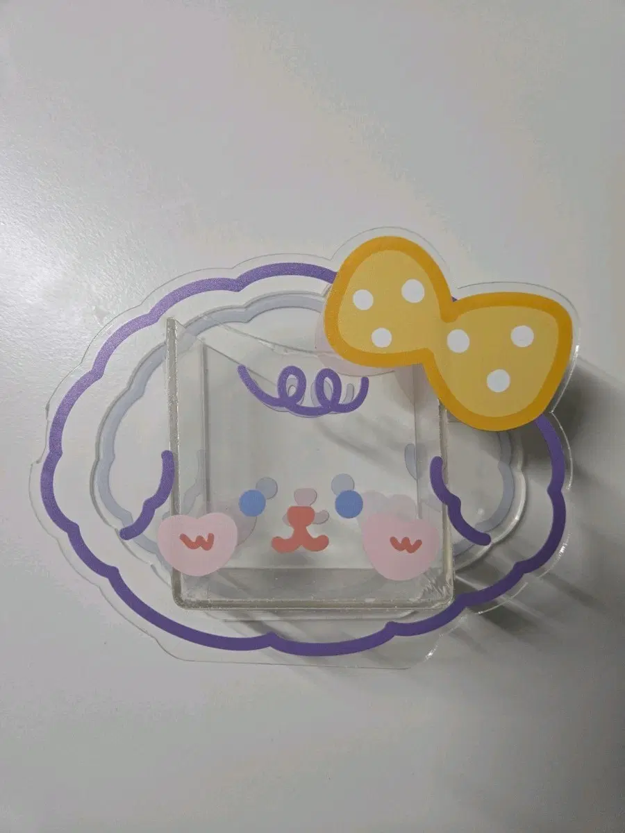 양 모양 투명 아크릴 연필꽂이