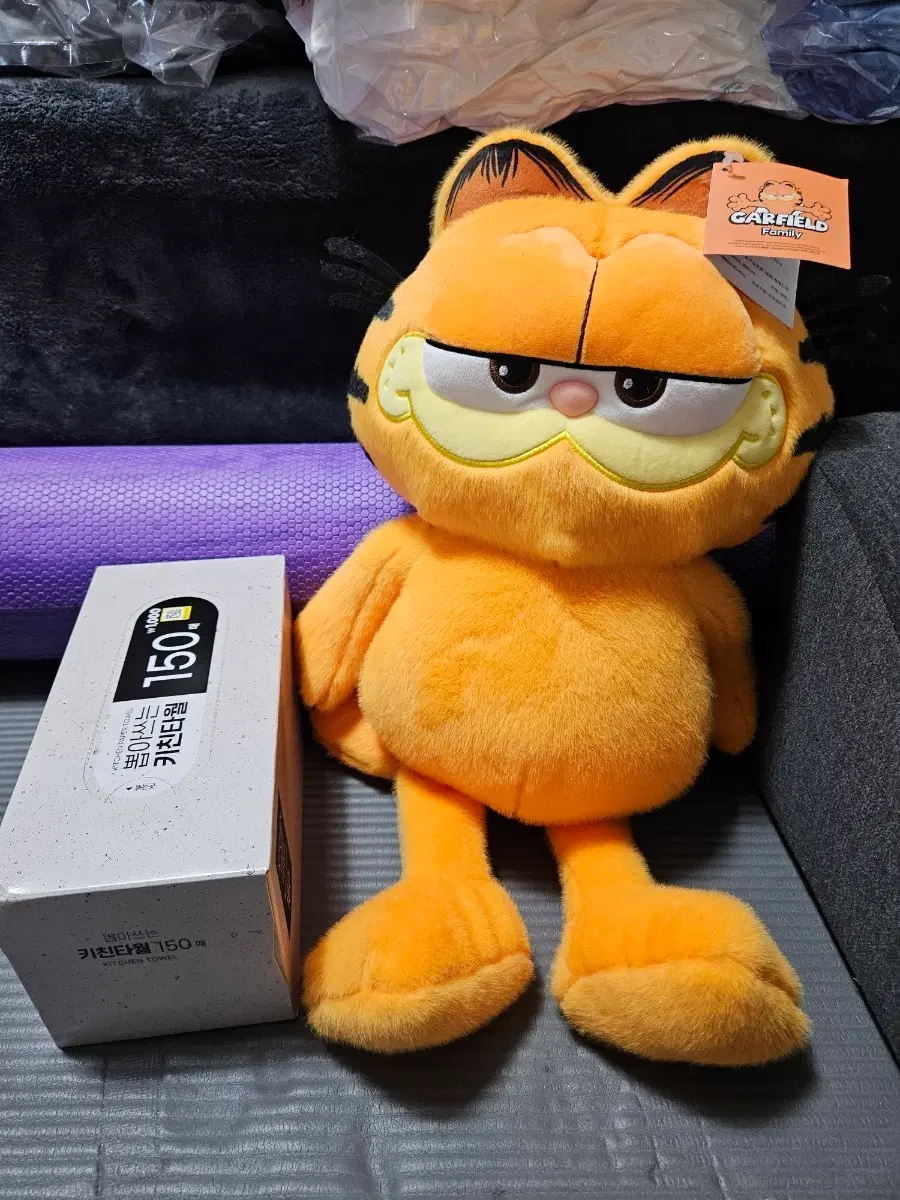 (새제품) 가필드 패밀리 중대형 인형