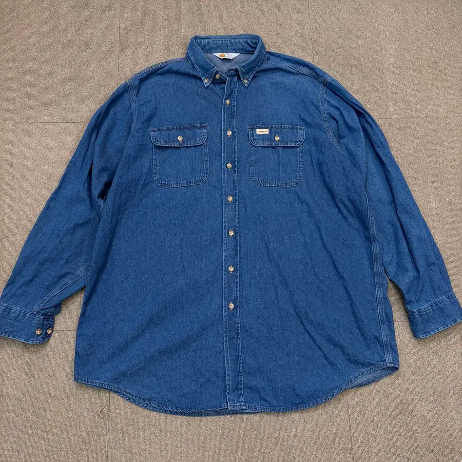 carhartt 올드 칼하트 투포켓 데님 워크셔츠 2xl