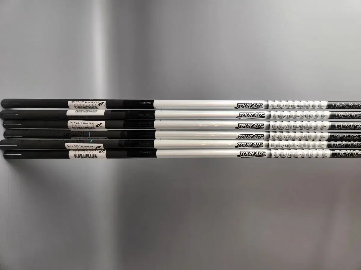 투어AD AD-75R 아이언 골프채 그라파이트 샤프트 5-P 블랙
