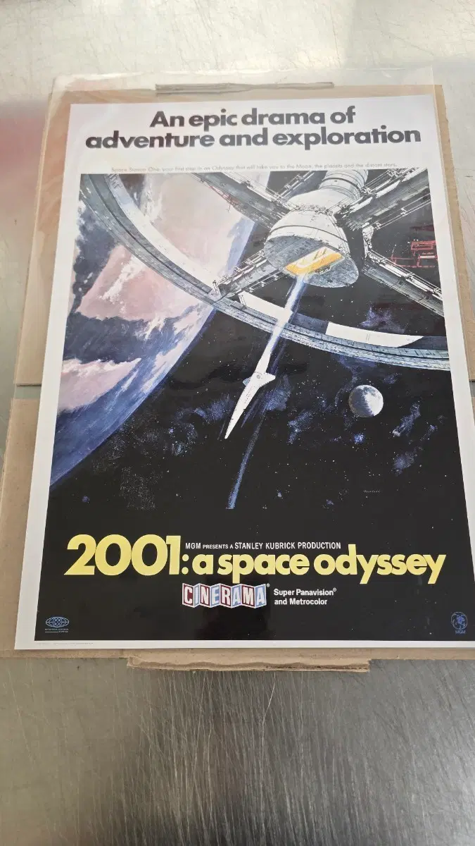 스탠리 큐브릭 감독전 2001 스페이스 오디세이 포스터(A3) 팝니다