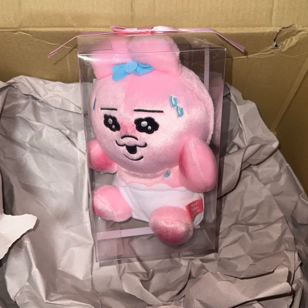 보송보송 오빤쮸 우사기 빤쮸토끼 인형 박스