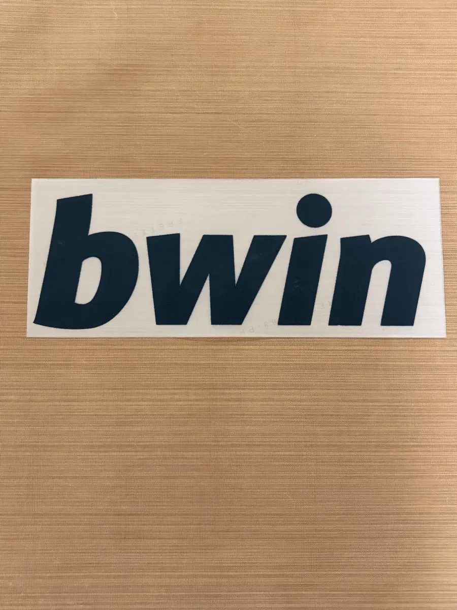bwin 전면스폰서 유니폼마킹
