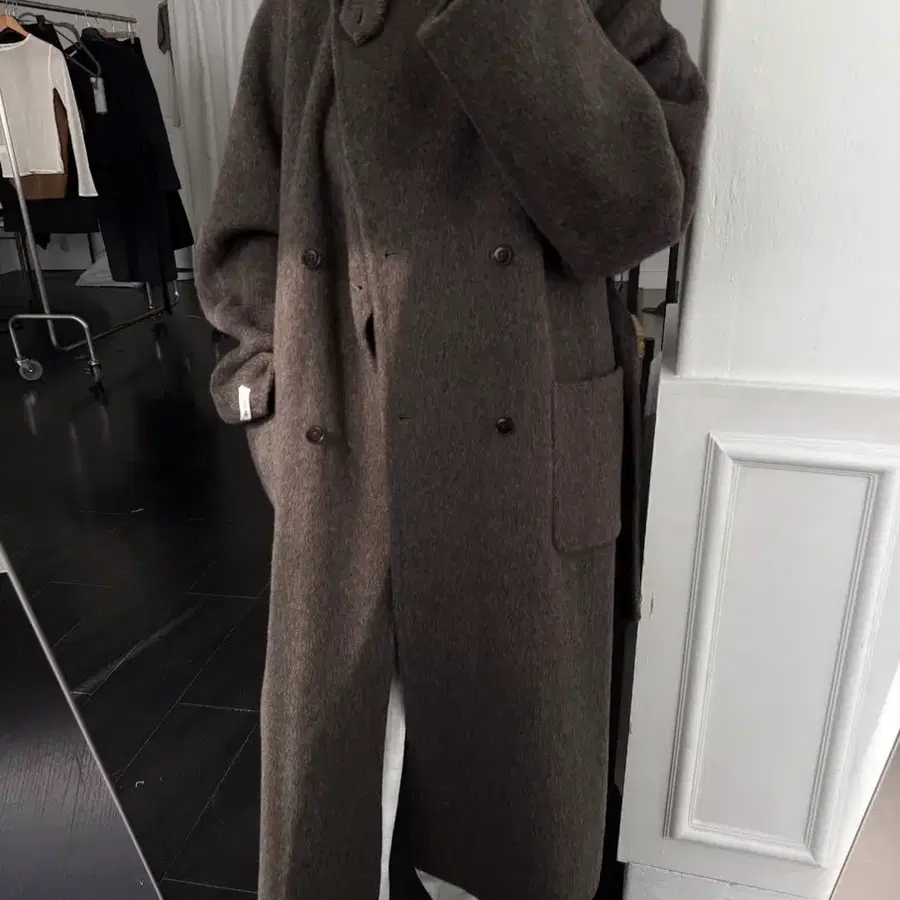 씨미 말로 핸드메이드 코트 (브라운) / seame malo hand-made coat (brown)