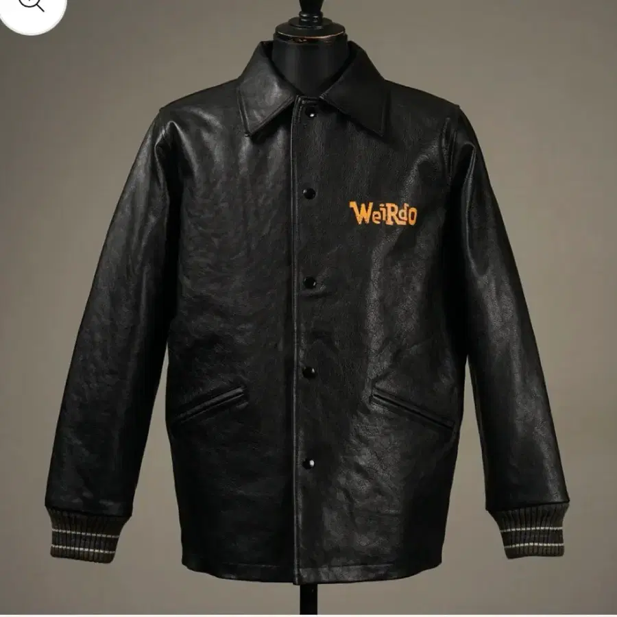 werido SPUTNIKS - LEATHER PHARAOH / WRD-24-AW-01 BACK PAINT