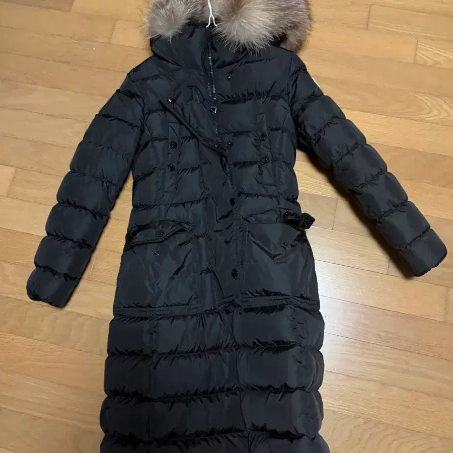 몽클레어 클로에 롱패딩 00사이즈 블랙