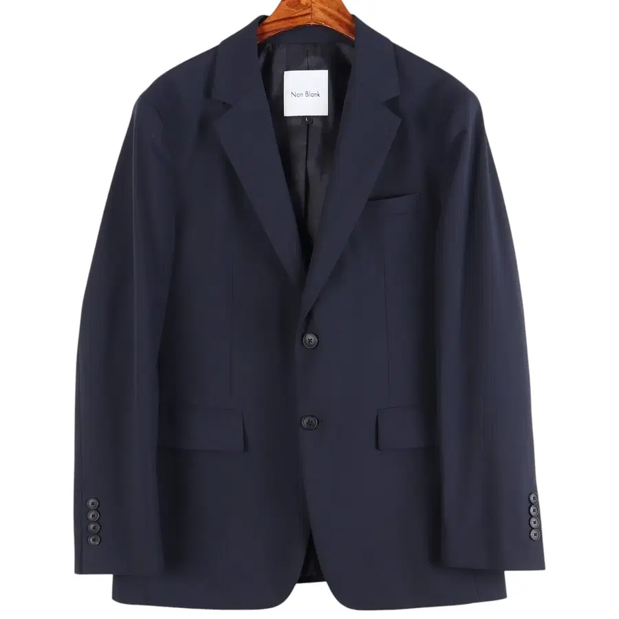 넌블랭크 NONBLANK 네이비 블레이저 자켓 L / k5076
