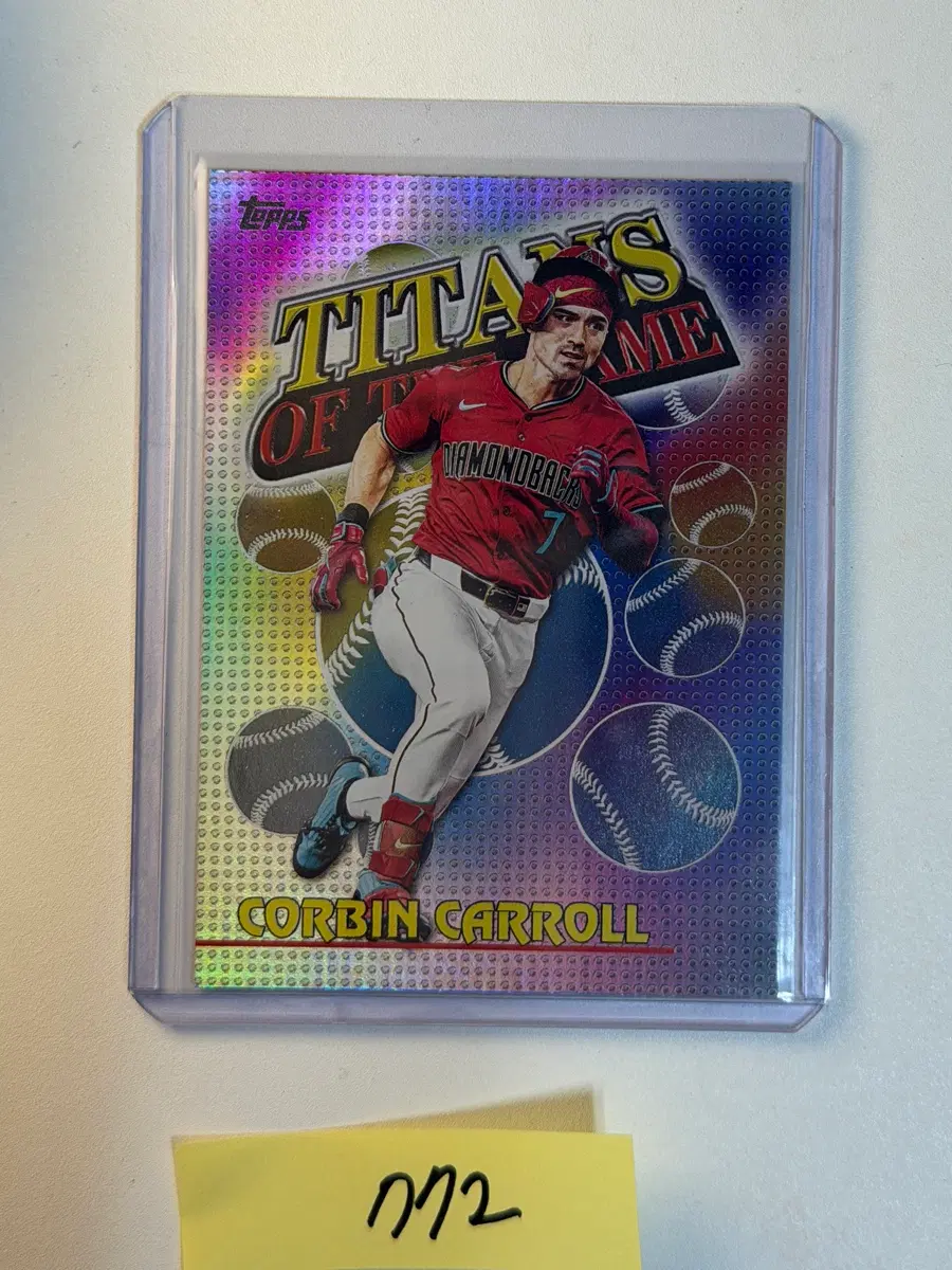 코빈 캐롤 Topps MLB 야구카드