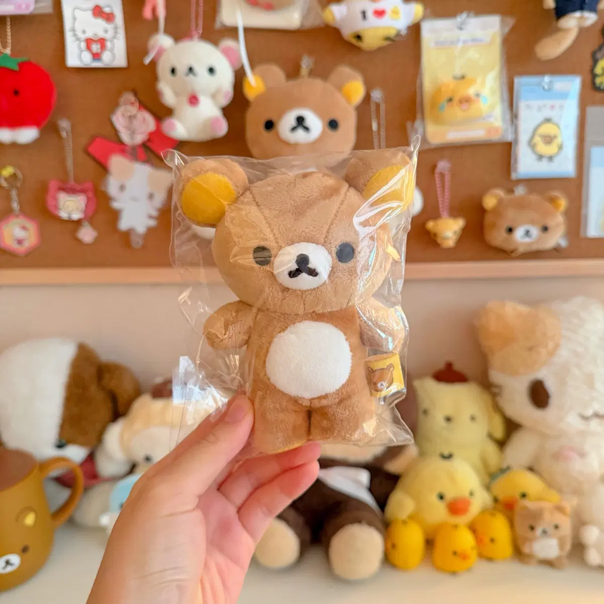 리락쿠마 스탠딩 인형