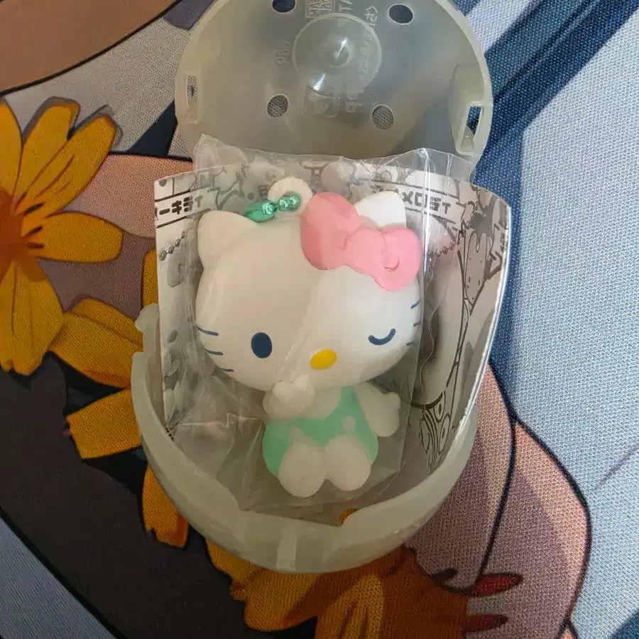 (정품)산리오 피규어 키링 가챠 헬로키티