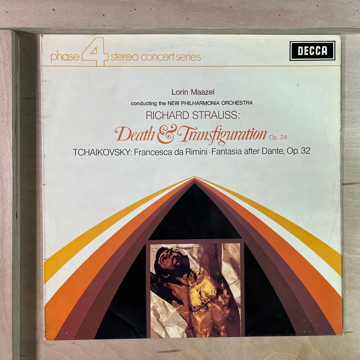 슈트라우스 죽음과 변용 & 차이콥스키 프란체스카 다 리미니 로린 마젤 지휘 영국 초반 1971년 LP