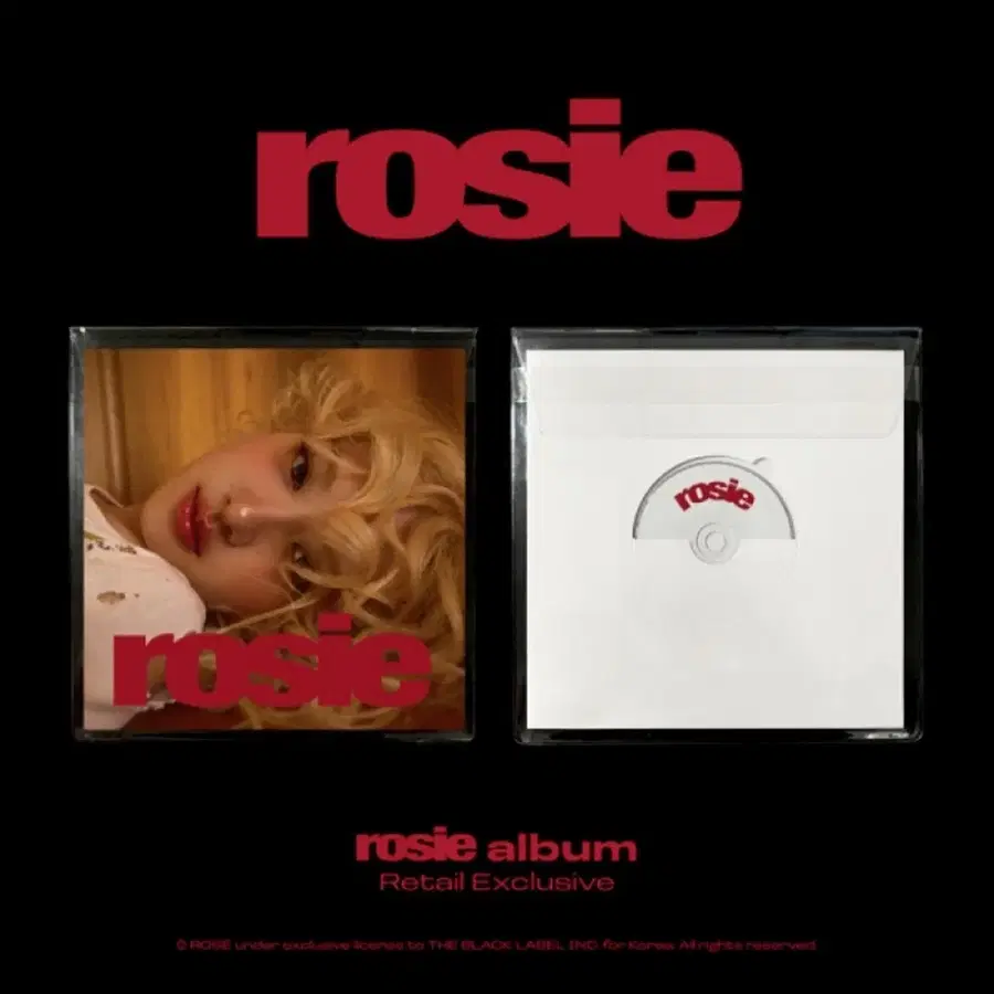 로제 앨범 Retail Exclusive 미개봉