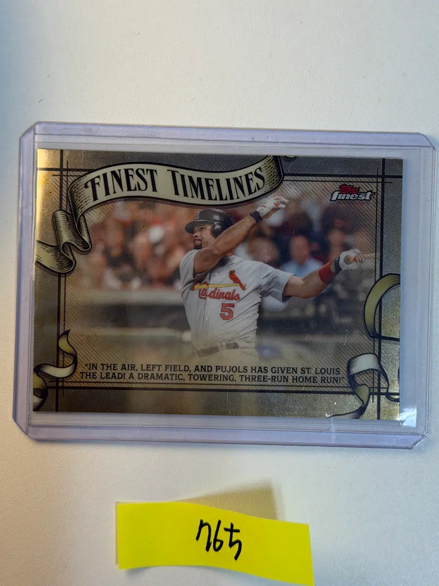 알버트 푸홀스 Topps MLB 야구카드 보스턴