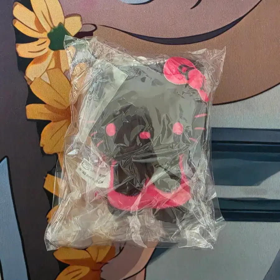 (정품)헬로키티 인형 키링 가챠 블랙키티