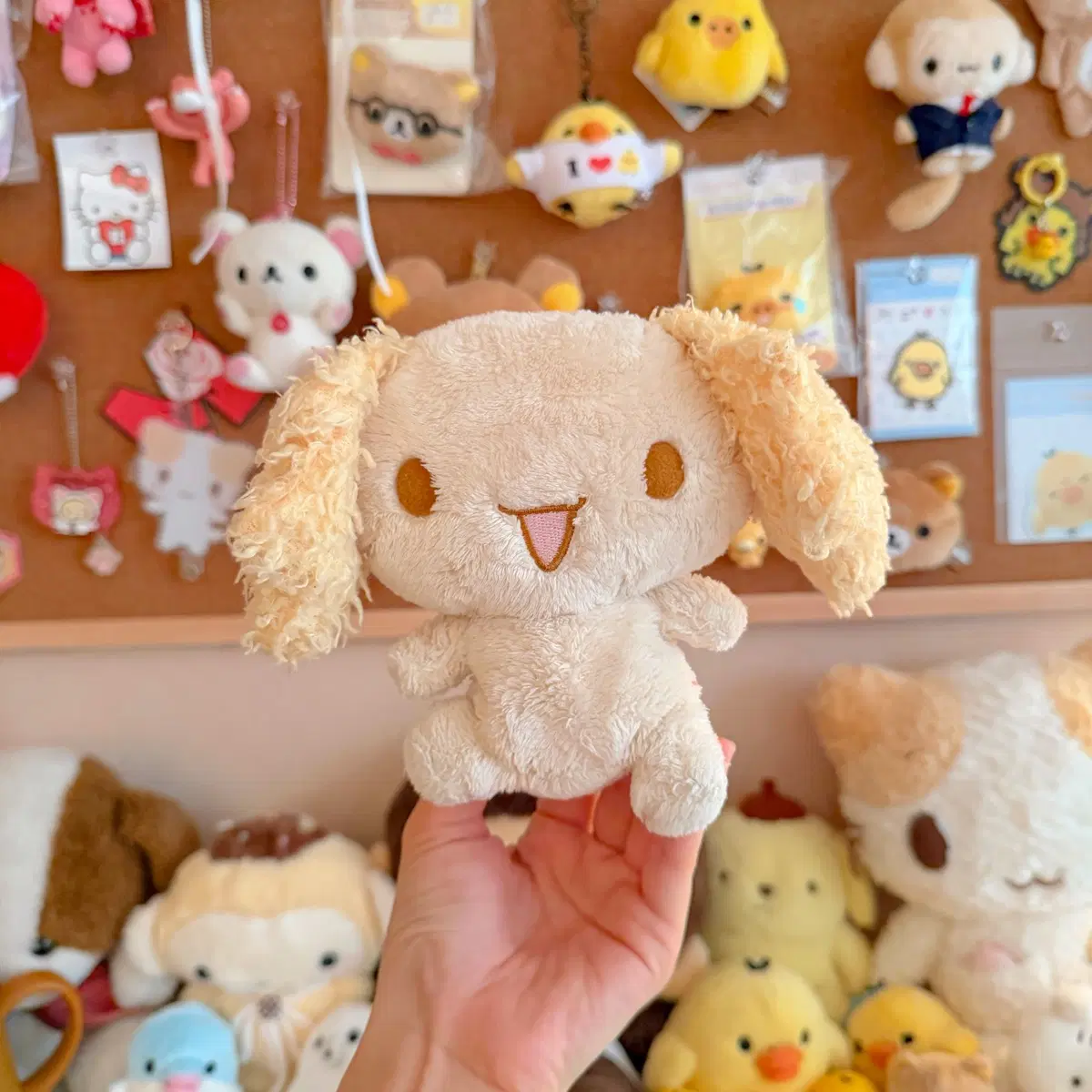 산리오 고전 시나모롤 쉬폰 인형