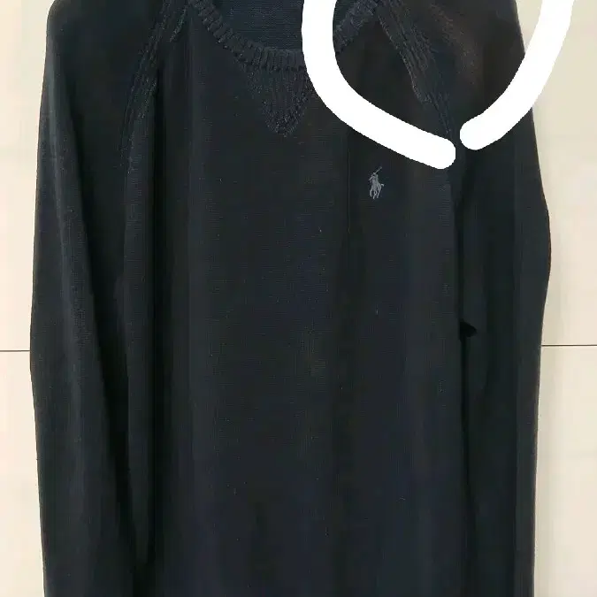하자polo폴로 랄프로렌 네이비 스웨터 L사이즈 110이상 어깨빛바램