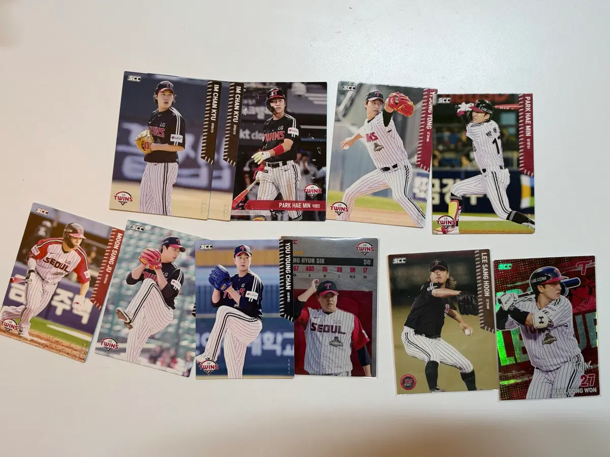 LG 트윈스 KBO 카드 일괄