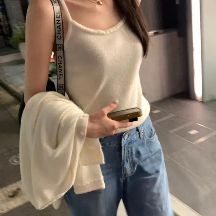 르플레인 소피 슬리브리스 새상품