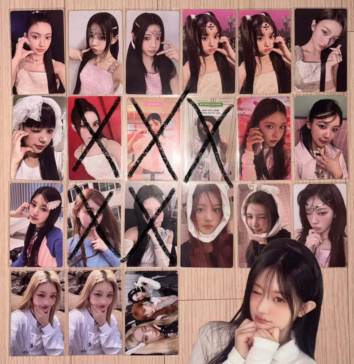 아일릿 마그네틱 아일라잌유 특전 미공포 윤아 모카 민주 원희 이로하 포토카드
