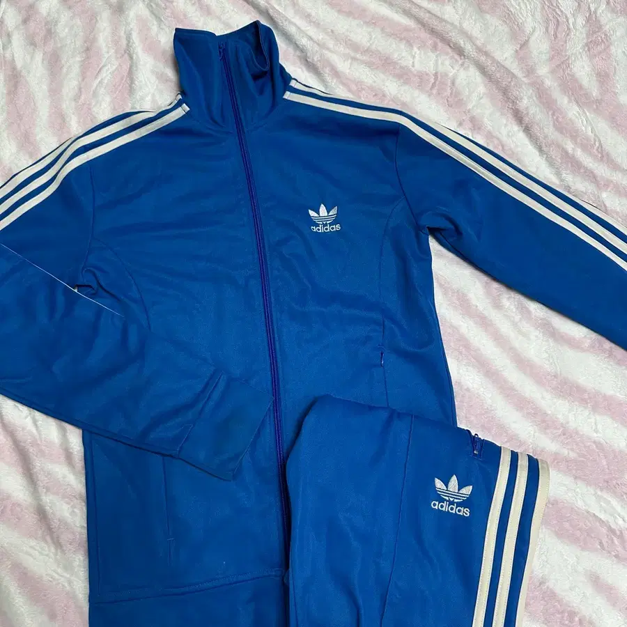 아디다스 유로파 블루 파랑 셋업 저지 져지 트랙탑 트레이닝 팬츠 츄리닝 adidas 빈티지