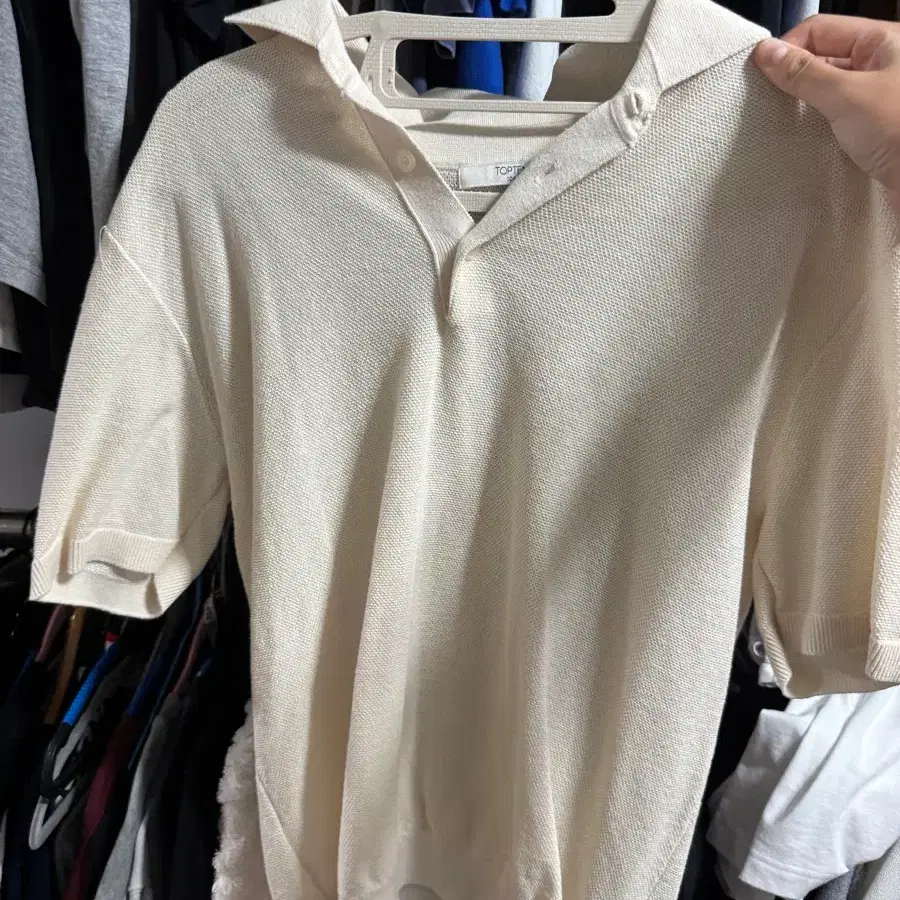 탑텐 니트반팔