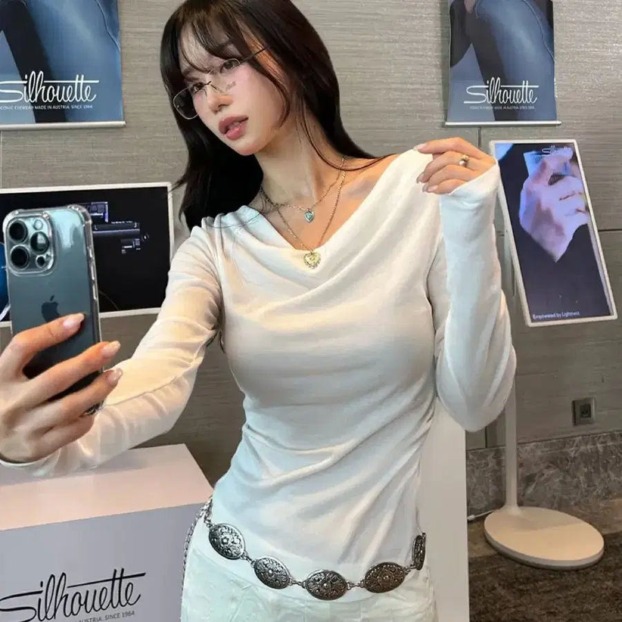 소플러 린다 셔링 탑 LINDA SHIRRING TOP