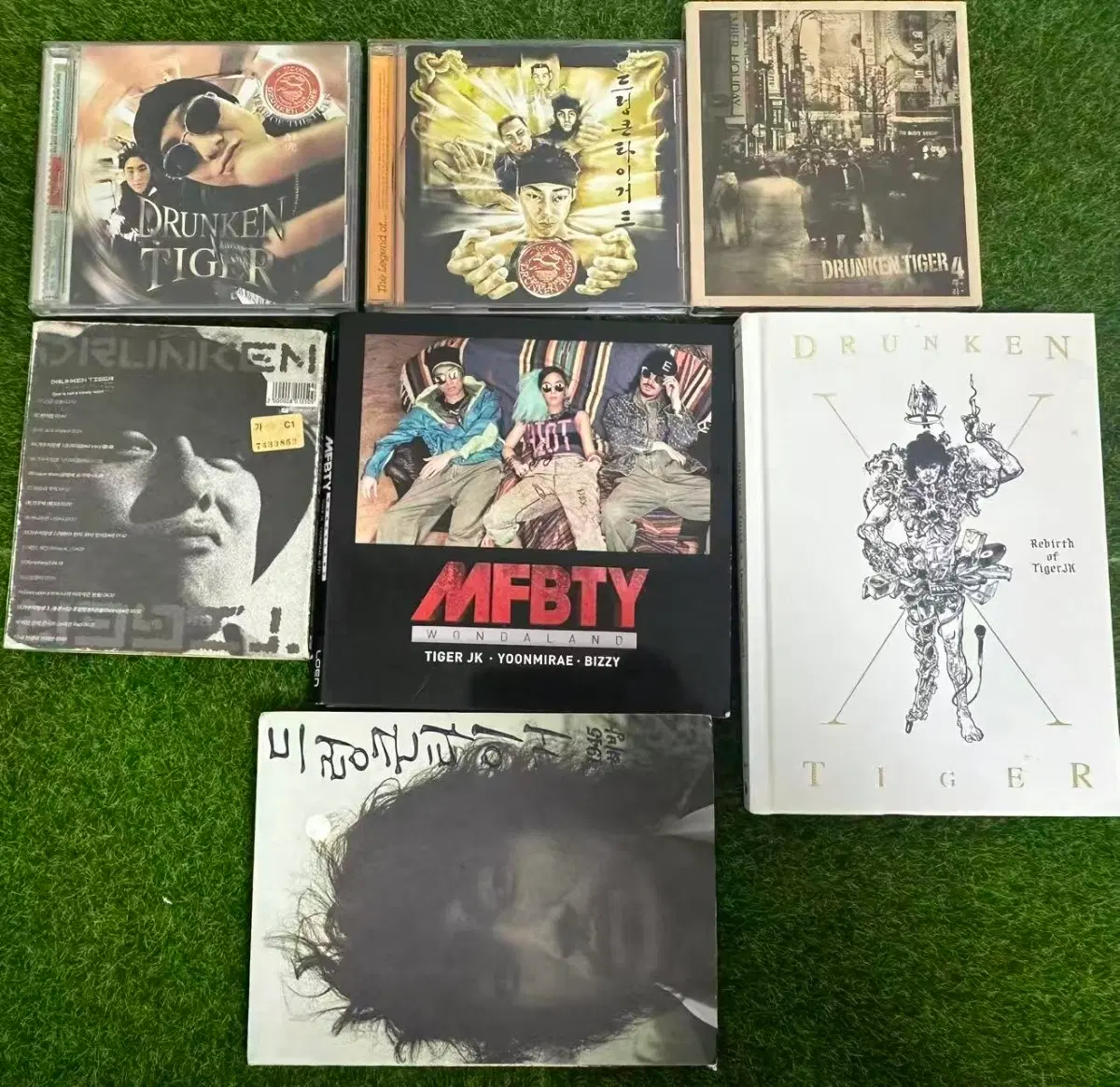 7장 드렁큰 타이거개봉 앨범 CD 세트 타이거jk