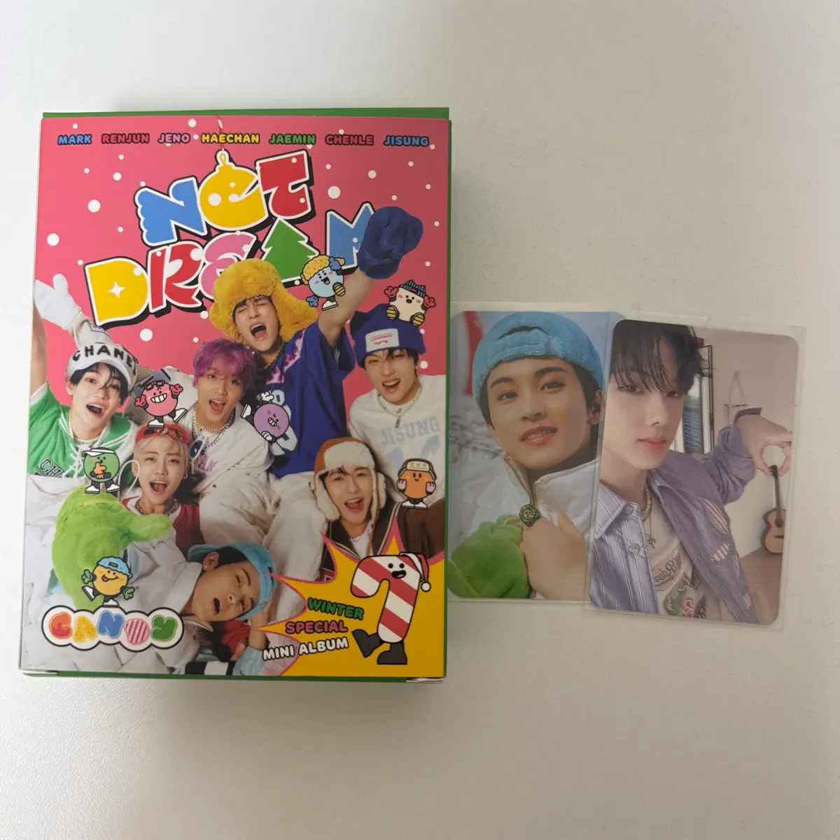NCT DREAM 엔시티 드림 캔디 마크 지성 포카