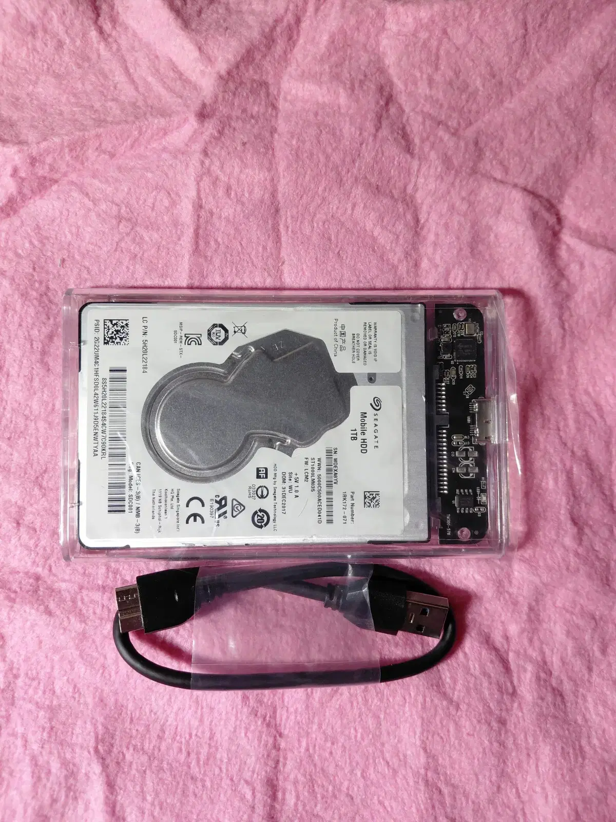 외장하드, 씨게이트 HDD 1TB USB3.0 2.5인치