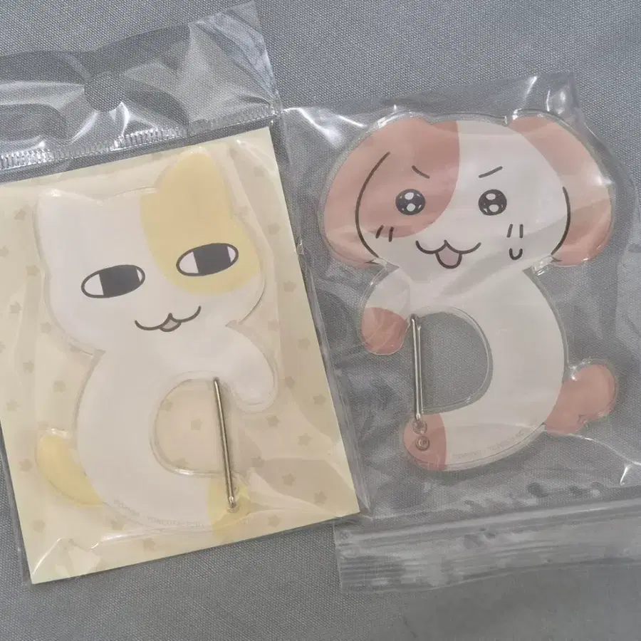 묘냥이와 멍구 카라비너 세트