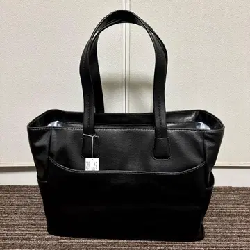[미사용 택 포함] Carry Storage 대용량 토트백 블랙 A4 대응