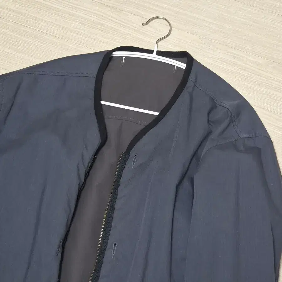 HERRINGB유니온블루 해링본 리버시블 라이너 자켓 L REVERSIBLE LINER JACKET [GRAPHITE/GRAY]