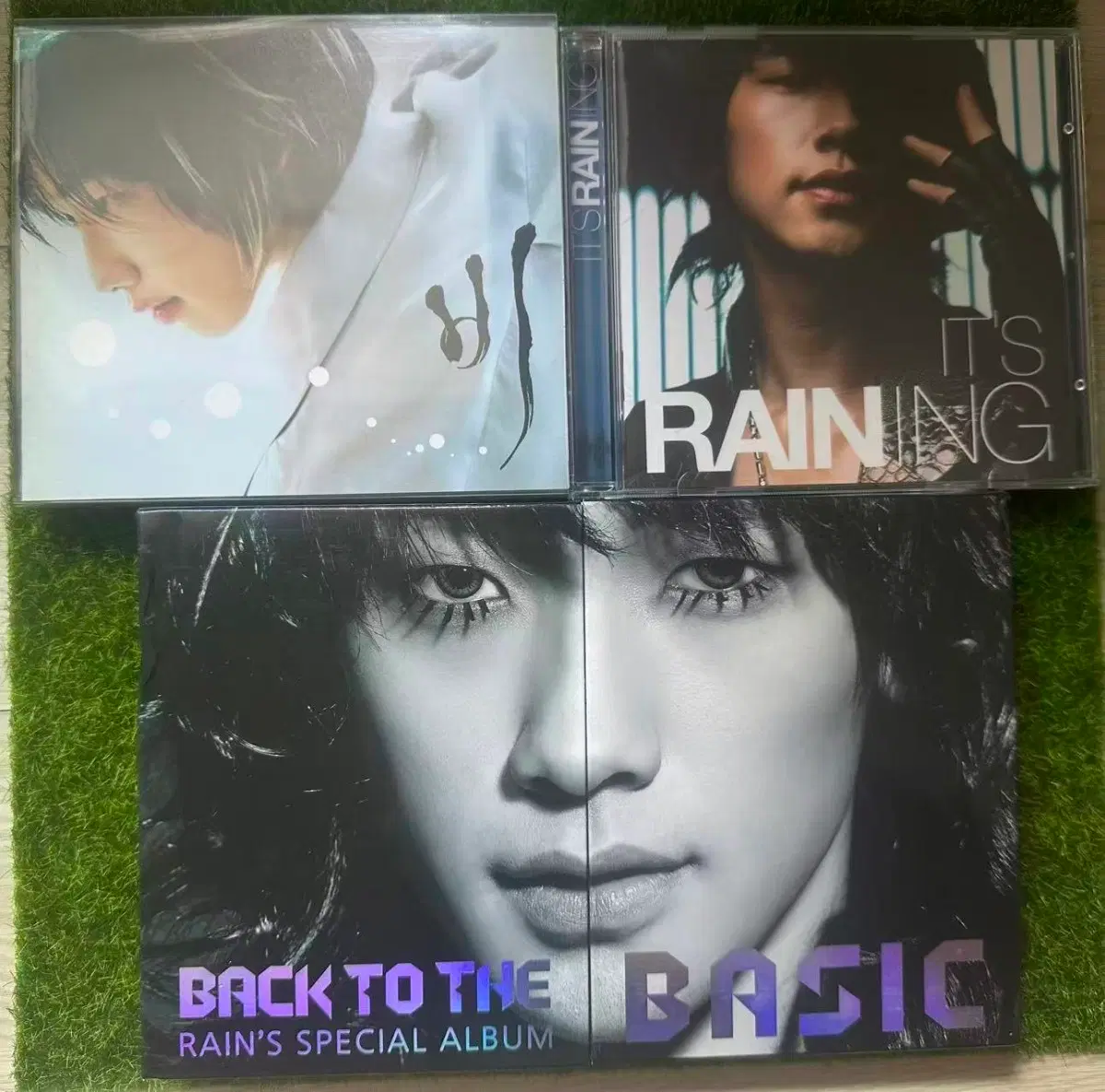 Rain 비 (정지훈)1집 3집  BACK TO THE BASIC 3장개봉cd