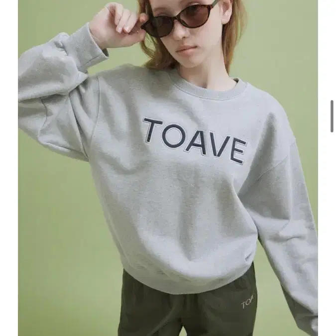토아베 맨투맨 스웻셔츠 Road Logo sweat shirt