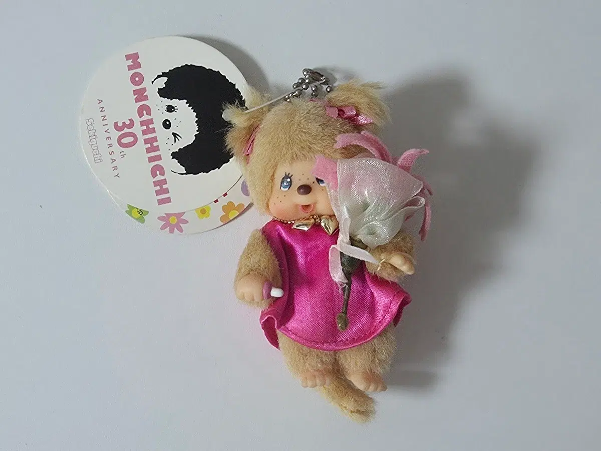 몬치치 30주년 꽃 미니 인형 키링