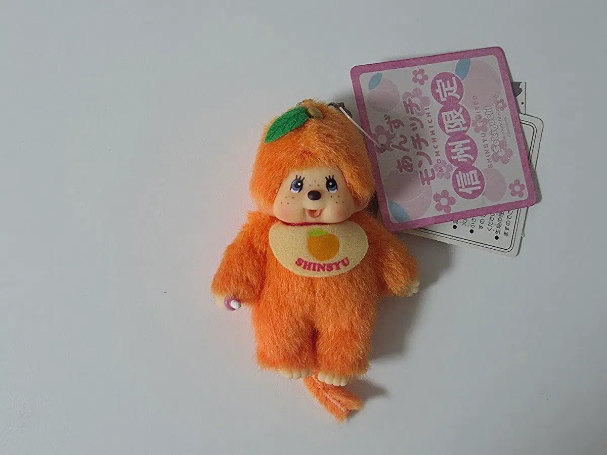 몬치치 신슈 한정판 오렌지 인형 키링
