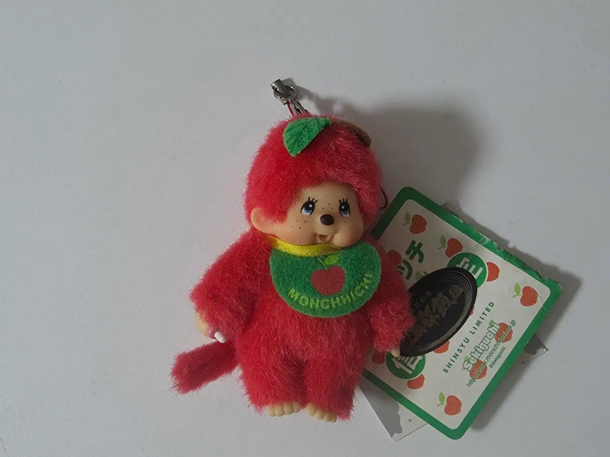 몬치치 사과 미니 인형 키링