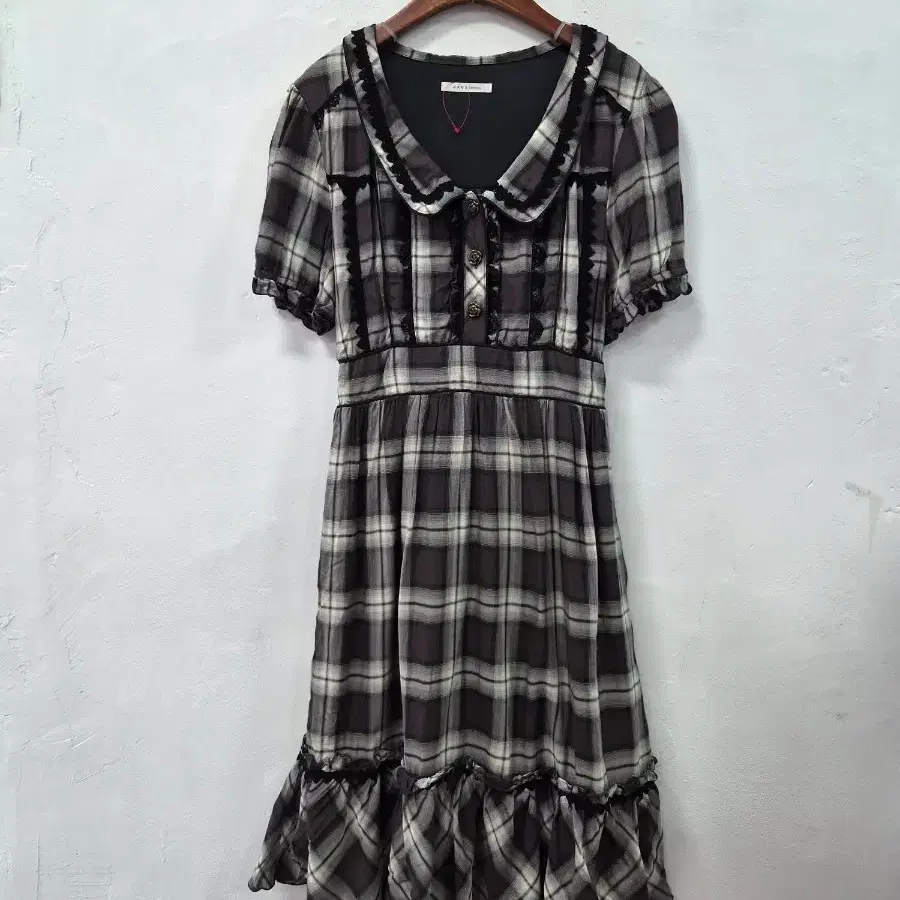 axes femme 원피스 체크