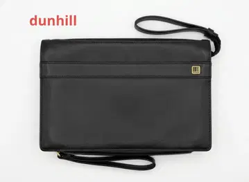 던힐 dunhill 세컨드 백 클러치백 가죽 블랙