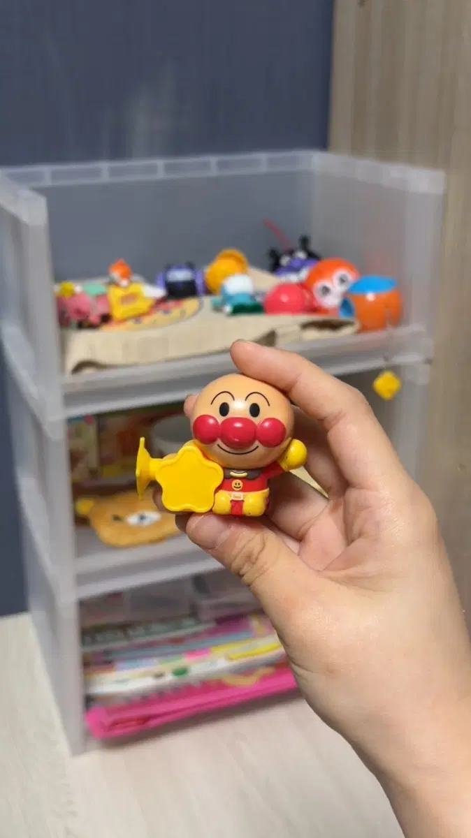 호빵맨 흡착판 피규어 가챠