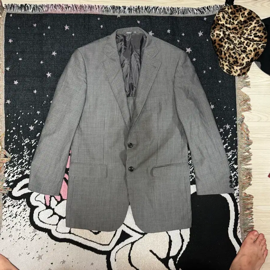 지아니 발렌티노 스트라이프 블레이저