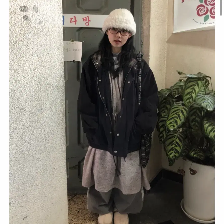 누마오치 체크 골덴 누빔 자켓팔아용