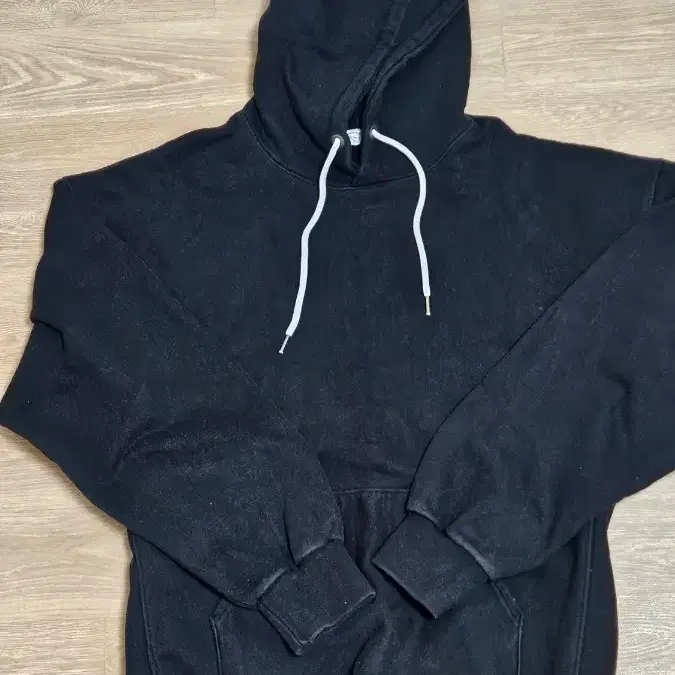 퍼스텝 검정 후드티 2XL