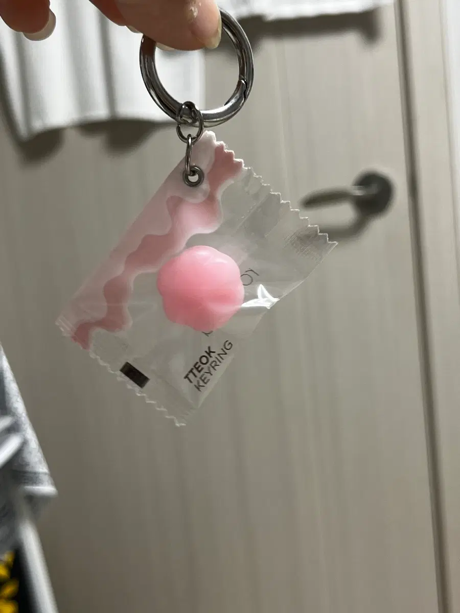 롬앤 꿀떡키링