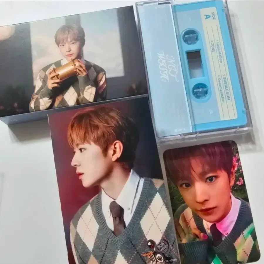 엔시티위시 위시리스트 일본 앨범 개봉 카세트테이프 유우시 NCT WISH Hello Mellow 포토카드