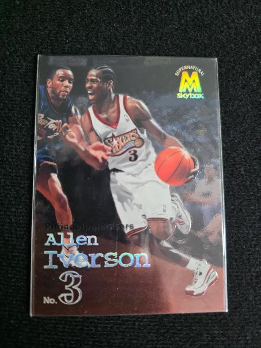 ALLEN IVERSON 1998 Skybox Molten Metal #139 Supernatural HOF Sixers