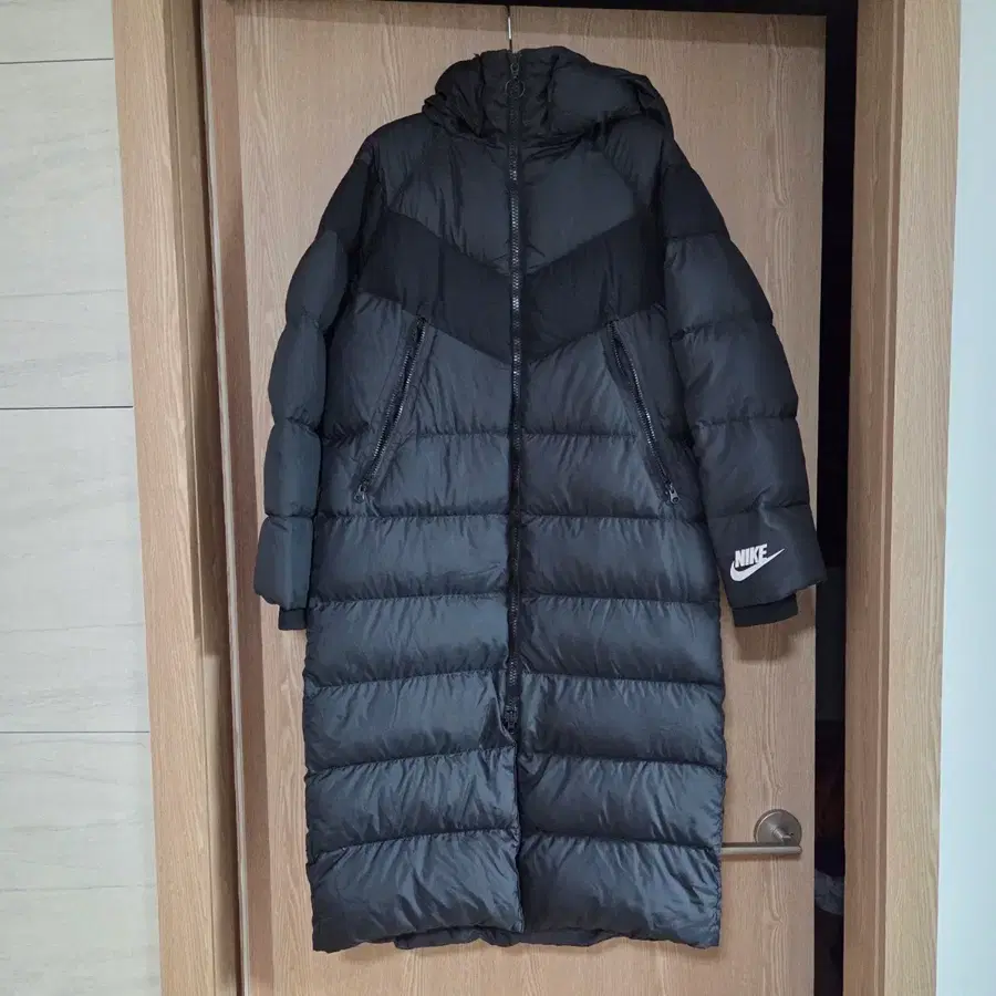 나이키 롱패딩 블랙
